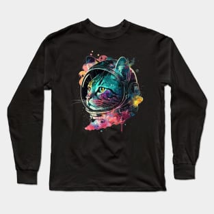 astro cat Long Sleeve T-Shirt